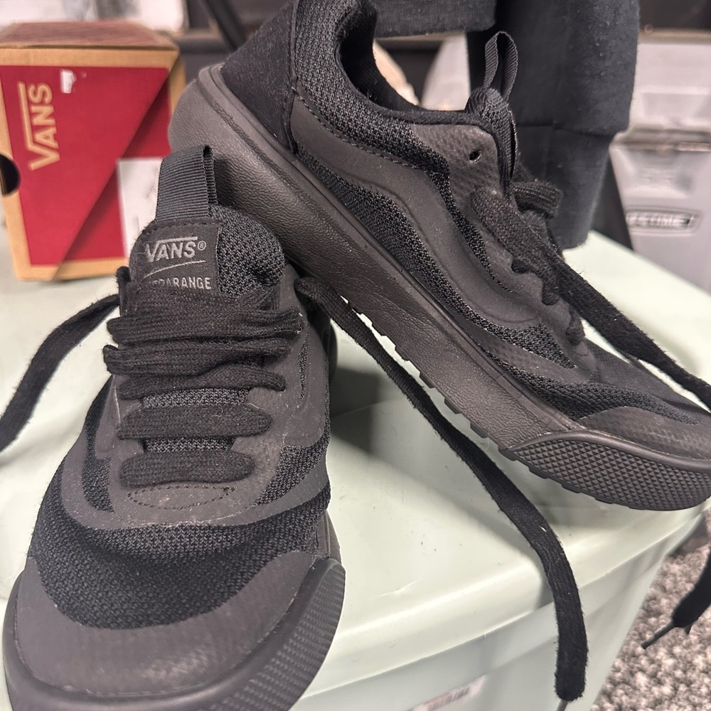 Vans Black Athletic Sneakers